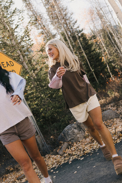 Cabin Club Top // Chocolate